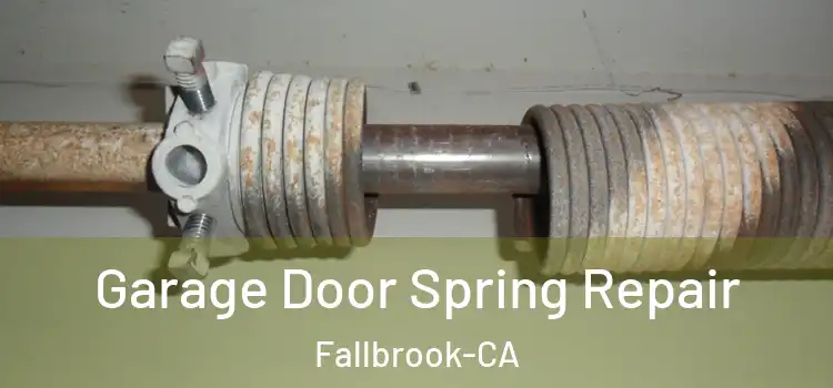  Garage Door Spring Repair Fallbrook-CA