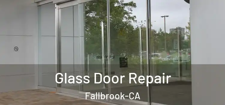 Glass Door Repair Fallbrook-CA