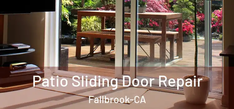  Patio Sliding Door Repair Fallbrook-CA